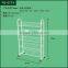 Chrome Hang mesh metal short shoe display hang shelves at supermarket
