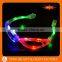 Plastic LED Flashing Light Up Crazy Glasses