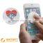 PU microfiber sticky cleaner phone cleaner sticker microfiber slogan imprint sticky cleaner