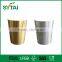 Custom logo Printed Disposable silver ripple Wall Coffee Paper Cup with Lids