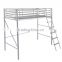 White painted bedstead in country style luxury furniture bed room for girl