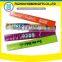 Waterproof pvc slap bracelet for events and festivals