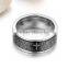 8.5MM Stainless Steel Cross Symbol Letter Ring Fashion Women Ring Wedding Jewelry 6260492