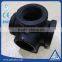 wholesale 3/4"black wall corner tee of malleable iron pipe fittings