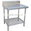 New arrivel hotel restaurant kitchen stainless steel work bench