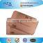 Engraved rose gold plating stainless steel card metal card