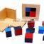 Baby Toy Montessori Algebraic Binomial Cube Early Childhood Education Preschool Training Math Kids Toys