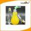 Screw Cap Lamp Bulb Shaped Plastic Juice Bottles
