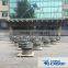 High efficiency large entrance liquid powder screen separator