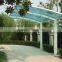 single slope aluminum polycarbonate modern carport