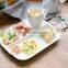 11inch ceramic divided dinner plate microwave oven ceramic plate dishwasher breakfast plate