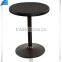 Hot Sale 3 pcs Cafe Outdoor Furniture Wicker Round Table Garden Set