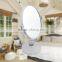 double heart -shaped magnifying cosmetic mirror