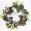 vertical garden wall hanging 240cm Long cheap make fake recycling plastic PE pig heart vine artificial plant EMX10 3021