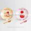 5PCS Christmas Ceramic Cake Plates With Rack,Porcelain With Decal