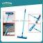 Toprank Multi-function Floor TPR Mop Squeegee Telescopic Pole Window Squeegee Mop With Iron Handle