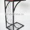 RH-4624 Metal frame Gramercy accent end table Sofa Side Table