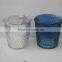 classical eletroplating beautiful glass vase with decoration