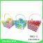 Wholesale colorful cheap decorative plastic easter baskets