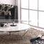 CT06 Oriental high gloss white marble modern coffee table
