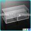 Customize your size and logo Transparent Wholesale 3 Drawers Acrylic Jewelry Universal Box
