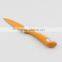 Orange Color Non Stick Coating Paring Knife