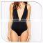 PETITE Plait Back Plunge one piece swimsuit