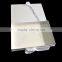 Zeal-X made logo printed white ribbon flat cardboard folding clothes gift packaging box