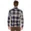 Custom Design Flannal Plaid Mesh Half soft t shirt