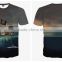 Ebay hot sale 3D Animal printed T Shirts for men Flash-cat Printed 3D T-Shirts short sleeve