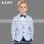 Elpa 2016 fashion kids clothes blue Linen material boy blazer Butterfly lining boy casual blazer