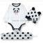 Anti-shrink promotion peruvian animal printed wholesale price baby boy Baby long-sleeve romper set