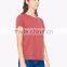 100%Cotton short sleeve women t shirt wholesale blank t-shirt custom 2016