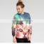 Unisex Polyester/spandex Full Sublimation Crewneck Sweatshirt