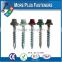 Made in Taiwan Hex Washer Head Drill Point Blue Zinc Coated Colored Roofing Self Tapping Screw
