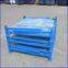 Folding metal steel wire mesh pallet stillage cage