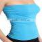 BASIC Layering Stretch PLAIN Strapless TUBE TOP Seamless Sleeveless Tee-8