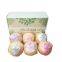 Natural bath bomb gift set, bubble bars, bath melts