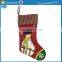Snowman 3D Embroidery Christmas Stocking