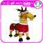 HI Hot Sale Plush Deer Rocking Horse Baby Walker With Wheels