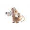 Sweet Pet Design Keychains Rhinestone dog Metal Animal Keychain