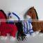 Hot-saleing Stuffed Woven Fabric, With Knit and Crochet FabricsKnit Horse, Hand Crochet Animal Toys