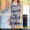 Wholesale fashion women printed 100% rayon jumpsuits 2016