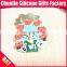 shape animal badge/Pins with rubber cap