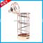 Newest Superior Quality Factory Wholesale Metal Red Rack Wine Holder For Kitchen