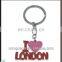 Christmas gift of heart shape metal key chain