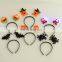 Easter Halloween growing bat Headbands festival party favor products led pumpkin spider ghost Hair Band for children