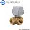 3 Way DN25 3/4 inch Horizontal Brass Motorized Ball Valve