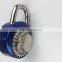NEWMAN A2044 China OEM 3 Digital Change Code Keyless Letters Combination Padlock With Master Key