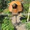 Durable decorative classics outdoor corten steel garden furniture